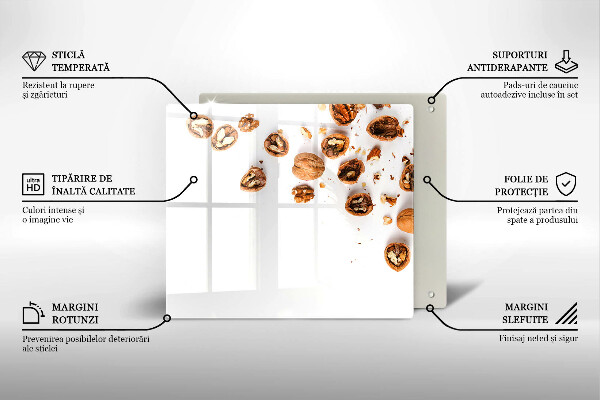 Worktop saver Nuts on a white background