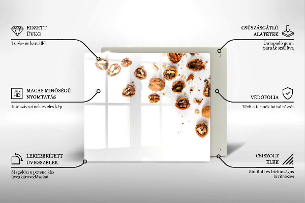 Worktop saver Nuts on a white background