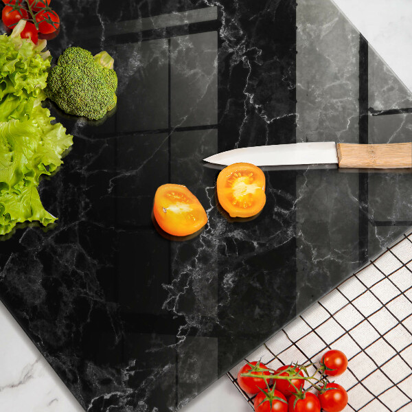 Induction hob cover Elegant marble