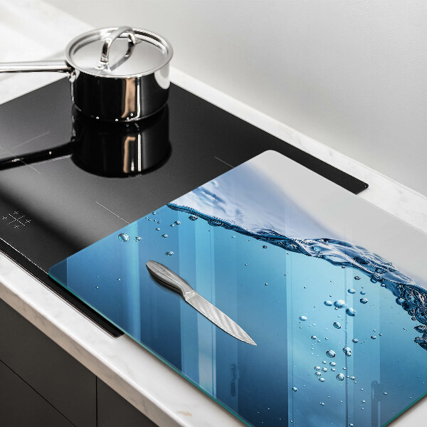 Kitchen worktop saver Blue water