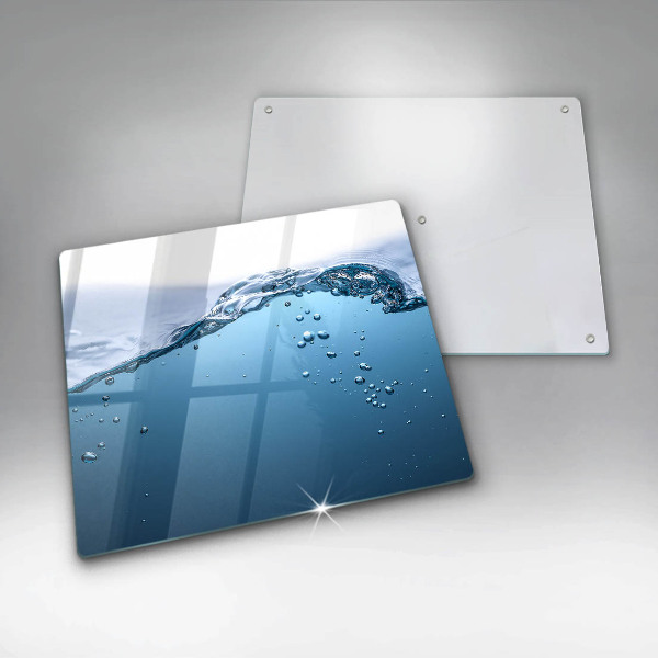 Kitchen worktop saver Blue water