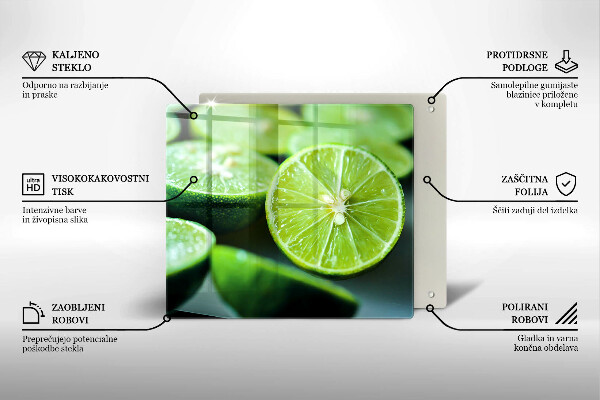 Kitchen worktop saver Lime citruses