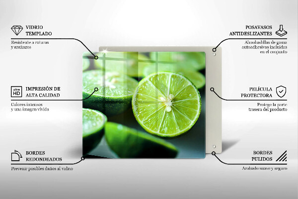 Kitchen worktop saver Lime citruses