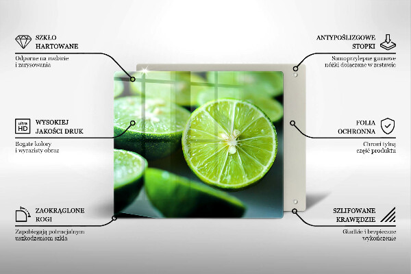 Kitchen worktop saver Lime citruses