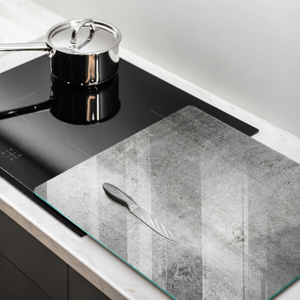 Induction hob cover Concrete texture