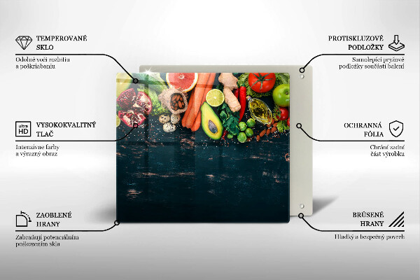 Induction hob cover Fruits and vegetables