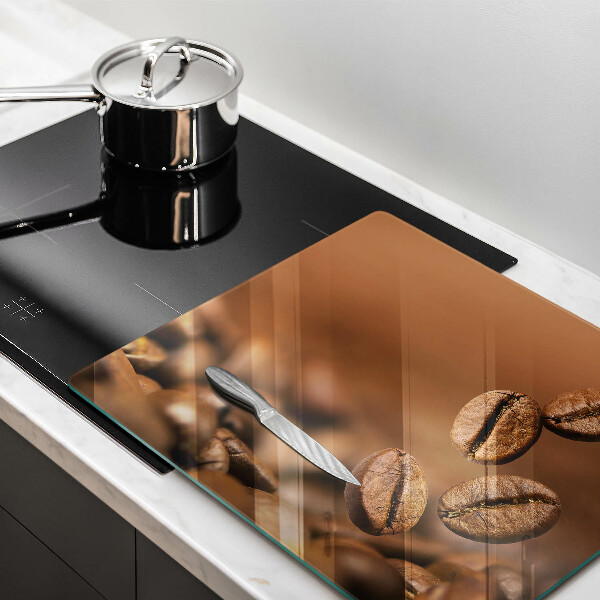 Induction hob cover Coffee beans