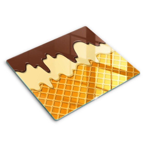 Induction hob cover Illustration of ice cream