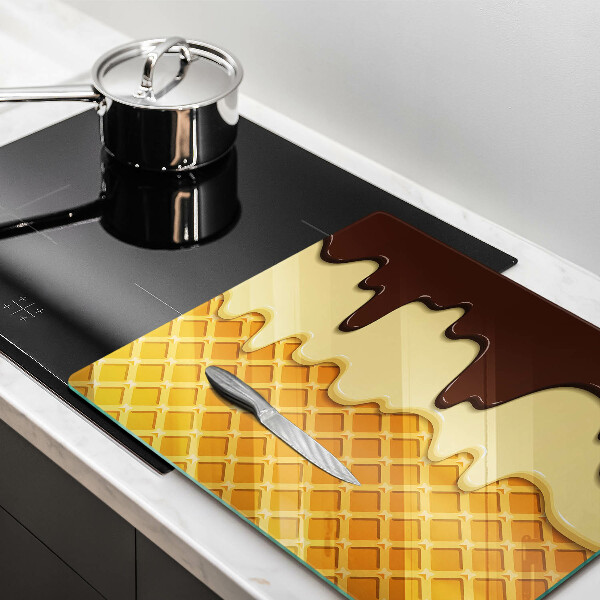 Induction hob cover Illustration of ice cream