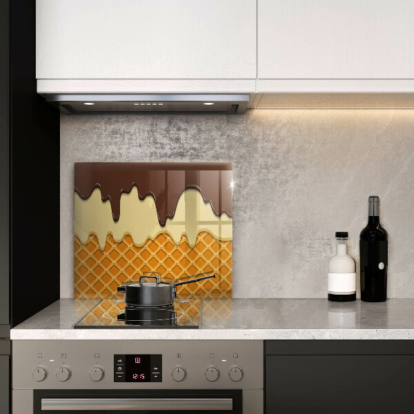 Induction hob cover Illustration of ice cream