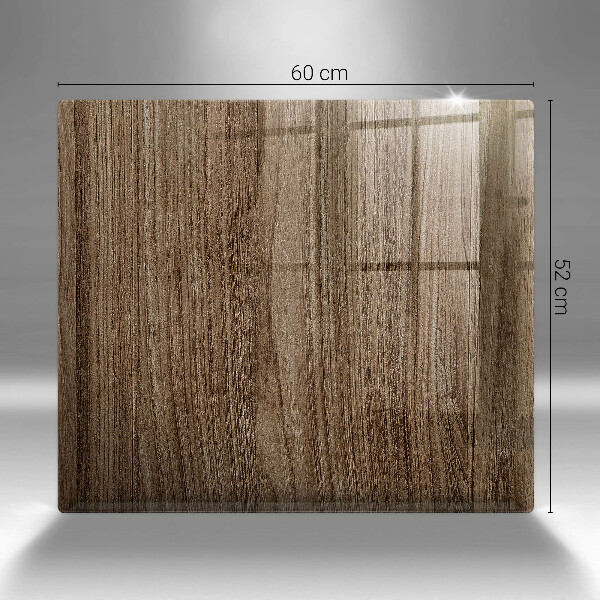 Glass kitchen board Wood texture