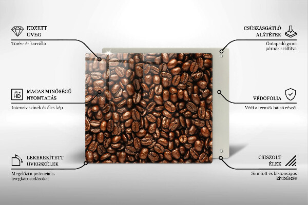 Kitchen worktop cover Coffee beans