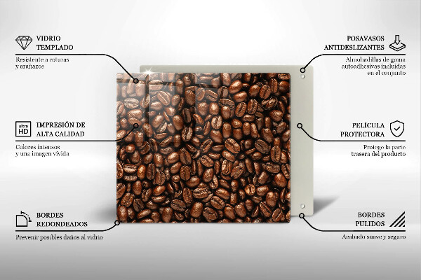 Kitchen worktop cover Coffee beans