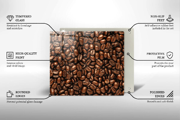 Kitchen worktop cover Coffee beans