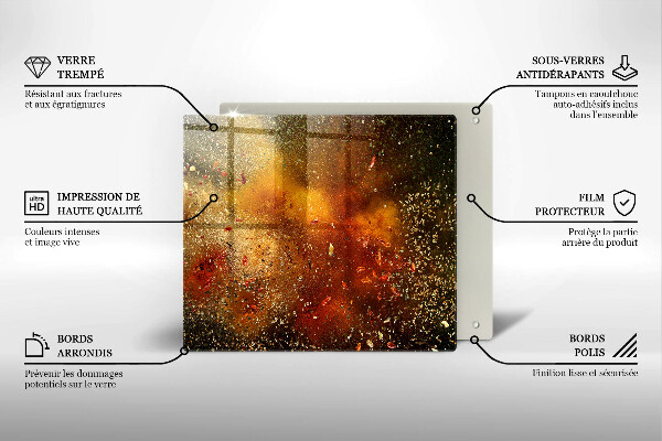 Kitchen worktop saver Colorful spices