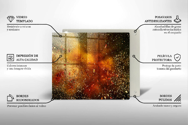 Kitchen worktop saver Colorful spices