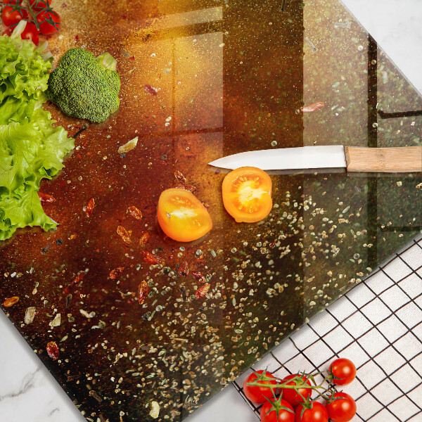 Kitchen worktop saver Colorful spices