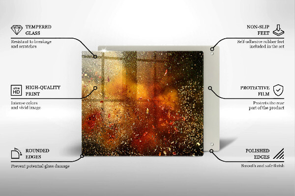 Kitchen worktop saver Colorful spices