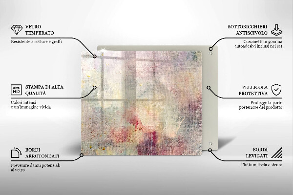 Worktop heat protector Background of paint texture