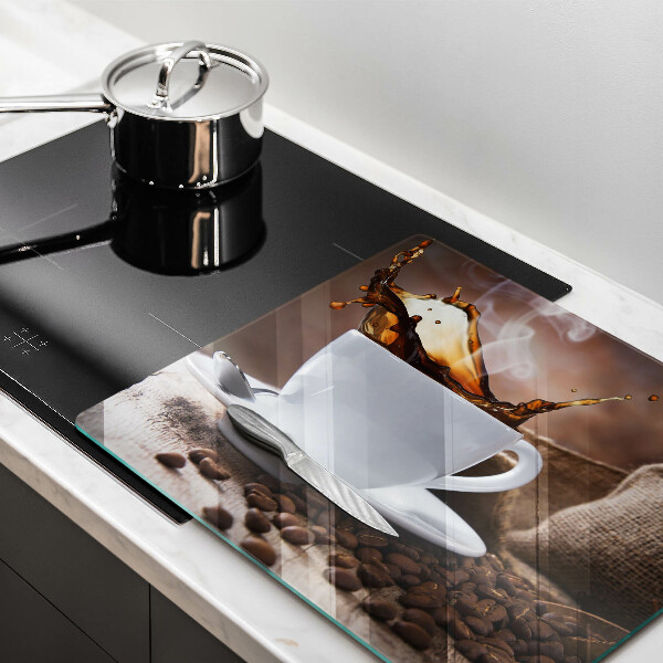 Kitchen worktop saver Cup and coffee beans