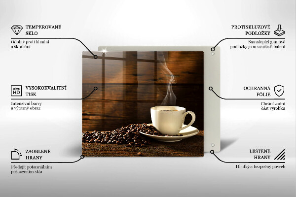 Kitchen worktop saver Coffee cup wood