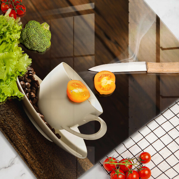 Kitchen worktop saver Coffee cup wood
