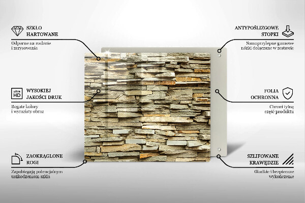 Kitchen worktop saver Decorative stones