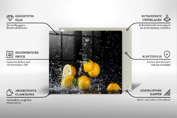 Kitchen worktop saver Juicy lemon fruit