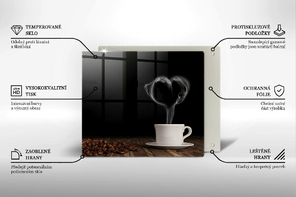 Worktop saver Coffee cup heart