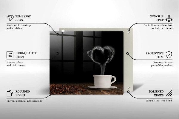 Worktop saver Coffee cup heart