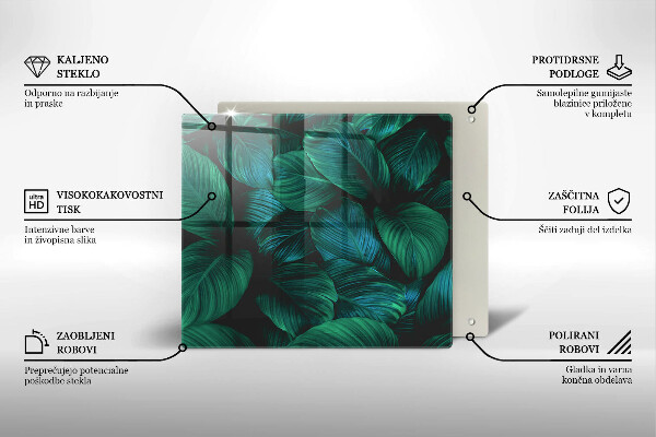 Kitchen worktop saver Jungle leaves