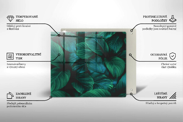 Kitchen worktop saver Jungle leaves