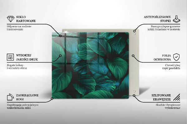 Kitchen worktop saver Jungle leaves