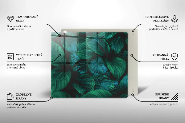 Kitchen worktop saver Jungle leaves