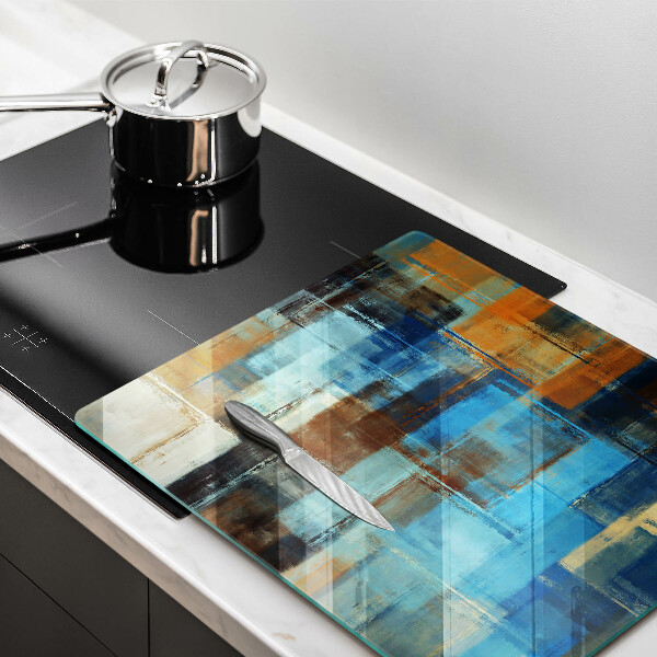 Kitchen worktop saver Painted background