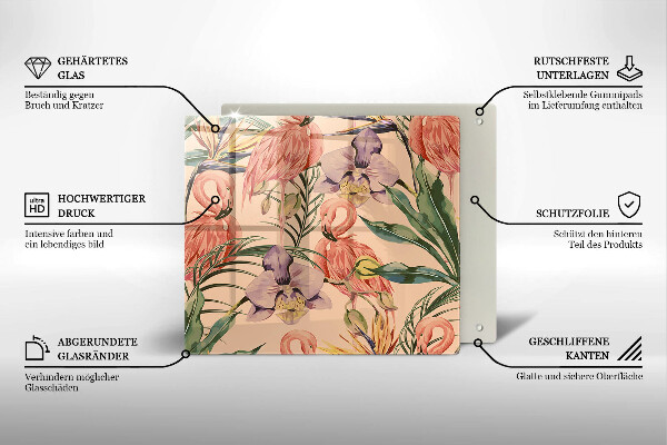 Kitchen worktop saver Flaminga illustration