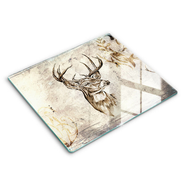 Kitchen worktop saver Illustration deer animal