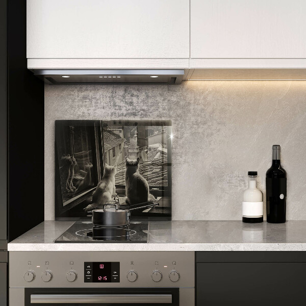 Worktop saver Cats city and window