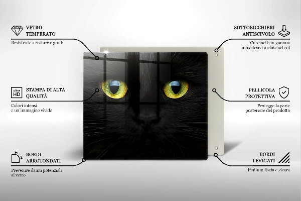 Worktop saver Animal cat eyes