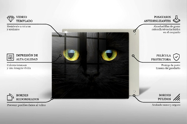 Worktop saver Animal cat eyes