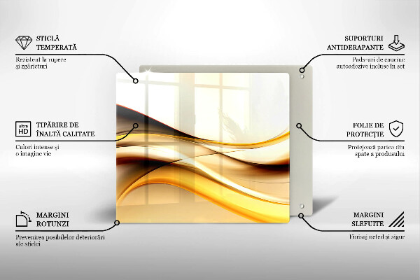Kitchen worktop saver Abstraction smoke lines