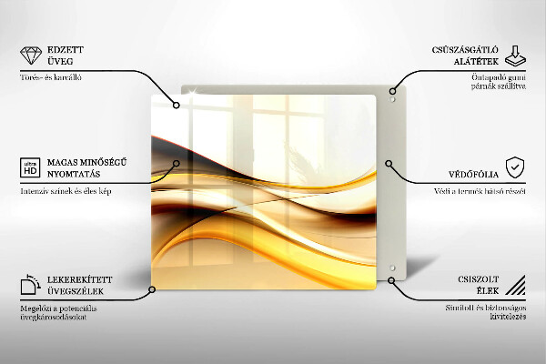 Kitchen worktop saver Abstraction smoke lines