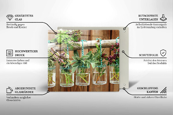 Worktop saver Herbs vintage plants