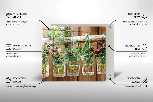 Worktop saver Herbs vintage plants