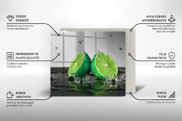 Worktop saver Juicy lime and water