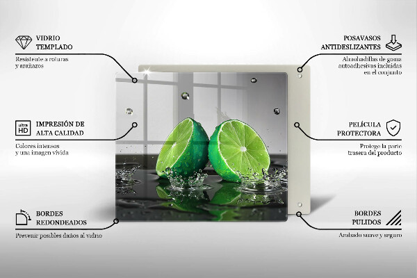 Worktop saver Juicy lime and water