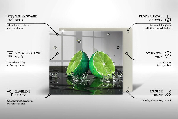 Worktop saver Juicy lime and water