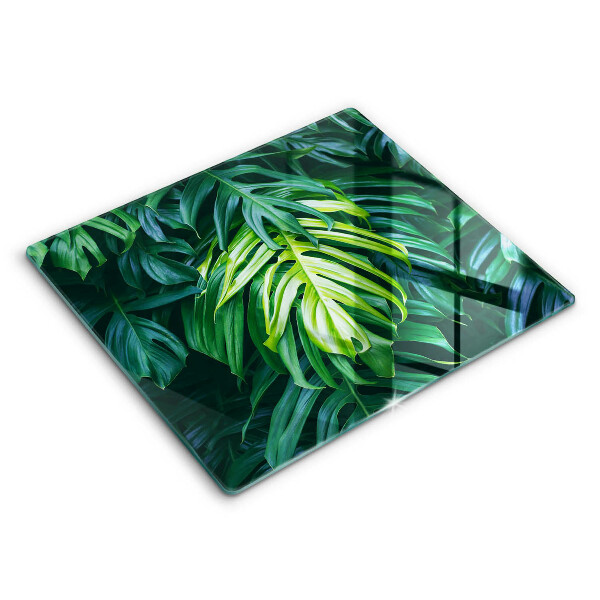 Worktop heat protector Monstera wild leaves