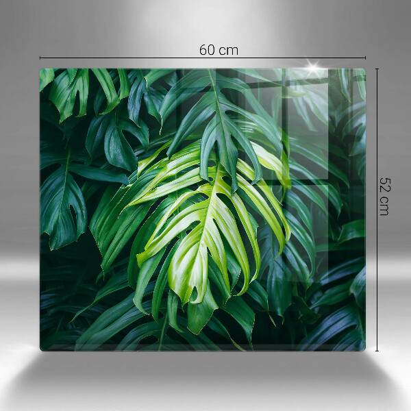 Worktop heat protector Monstera wild leaves