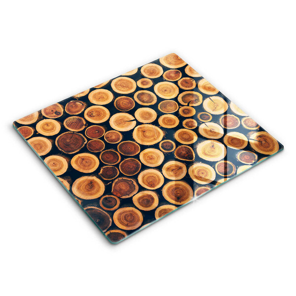 Worktop heat protector Wooden stumps of trees